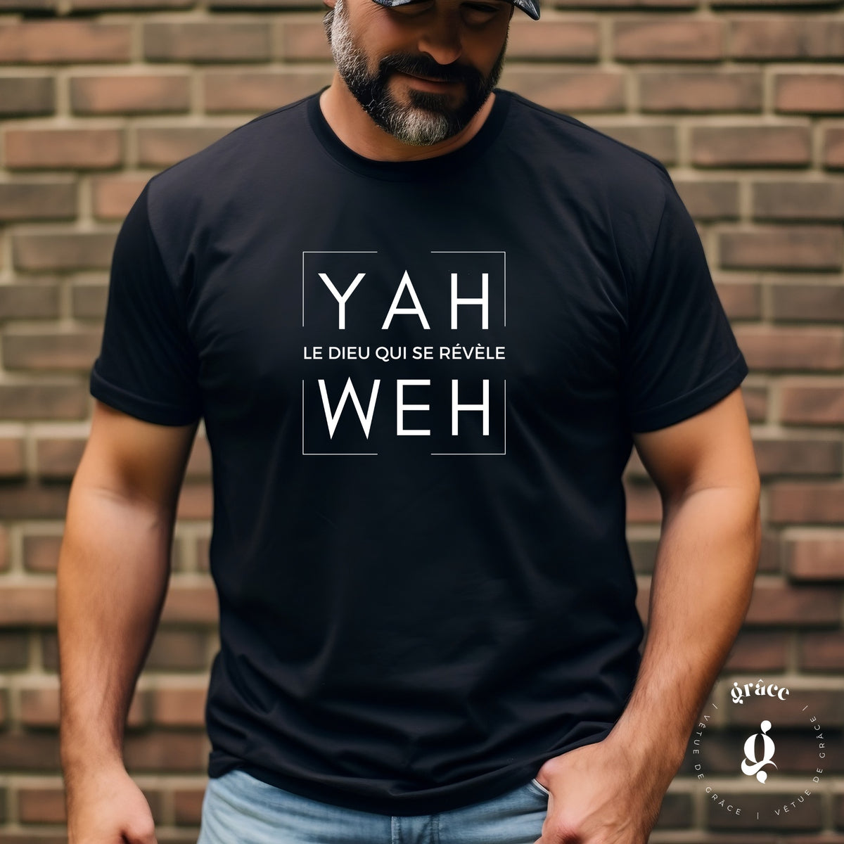 T-shirt YAHWEH le Dieu qui se révèle UNISEXE