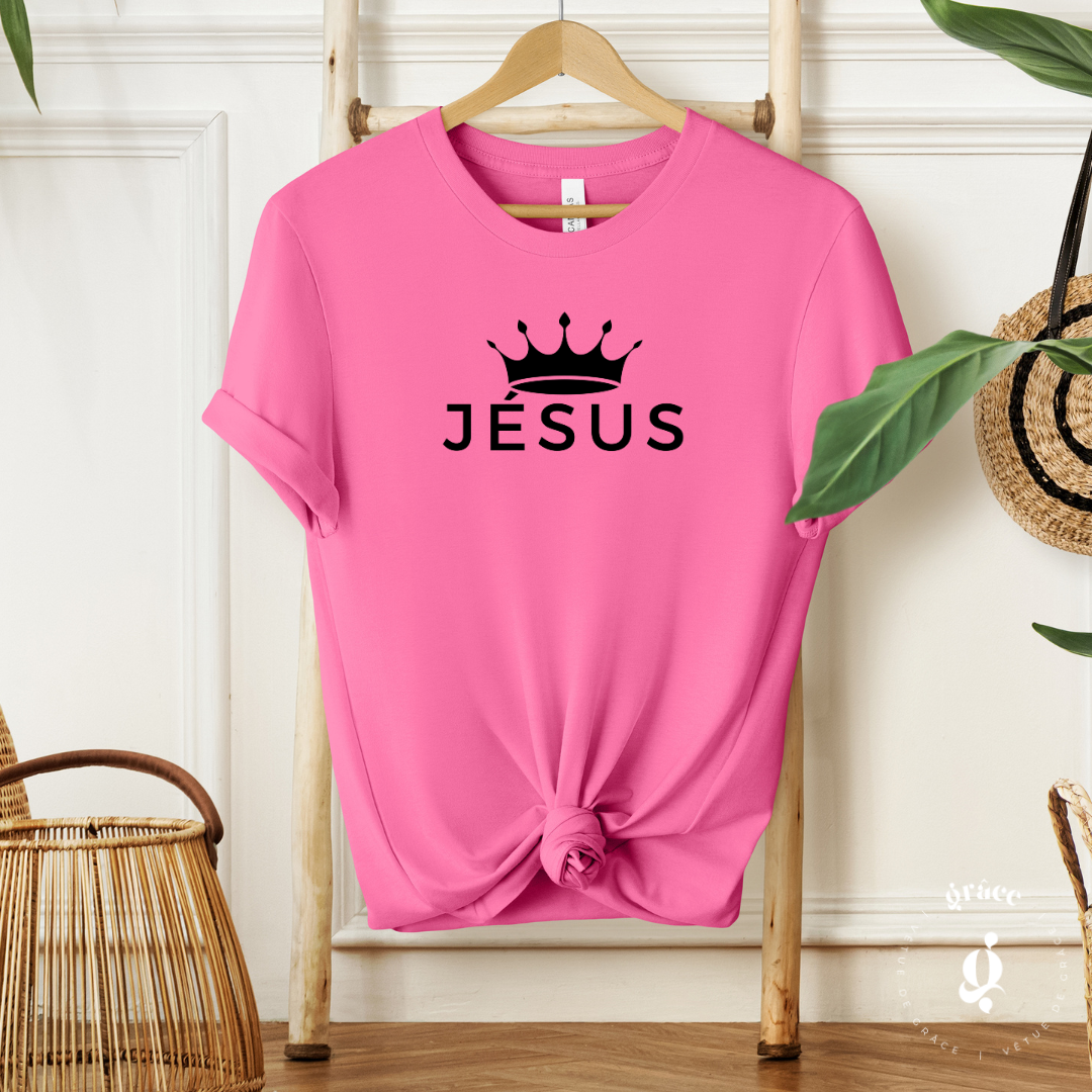 T-shirt Jésus couronné UNISEXE