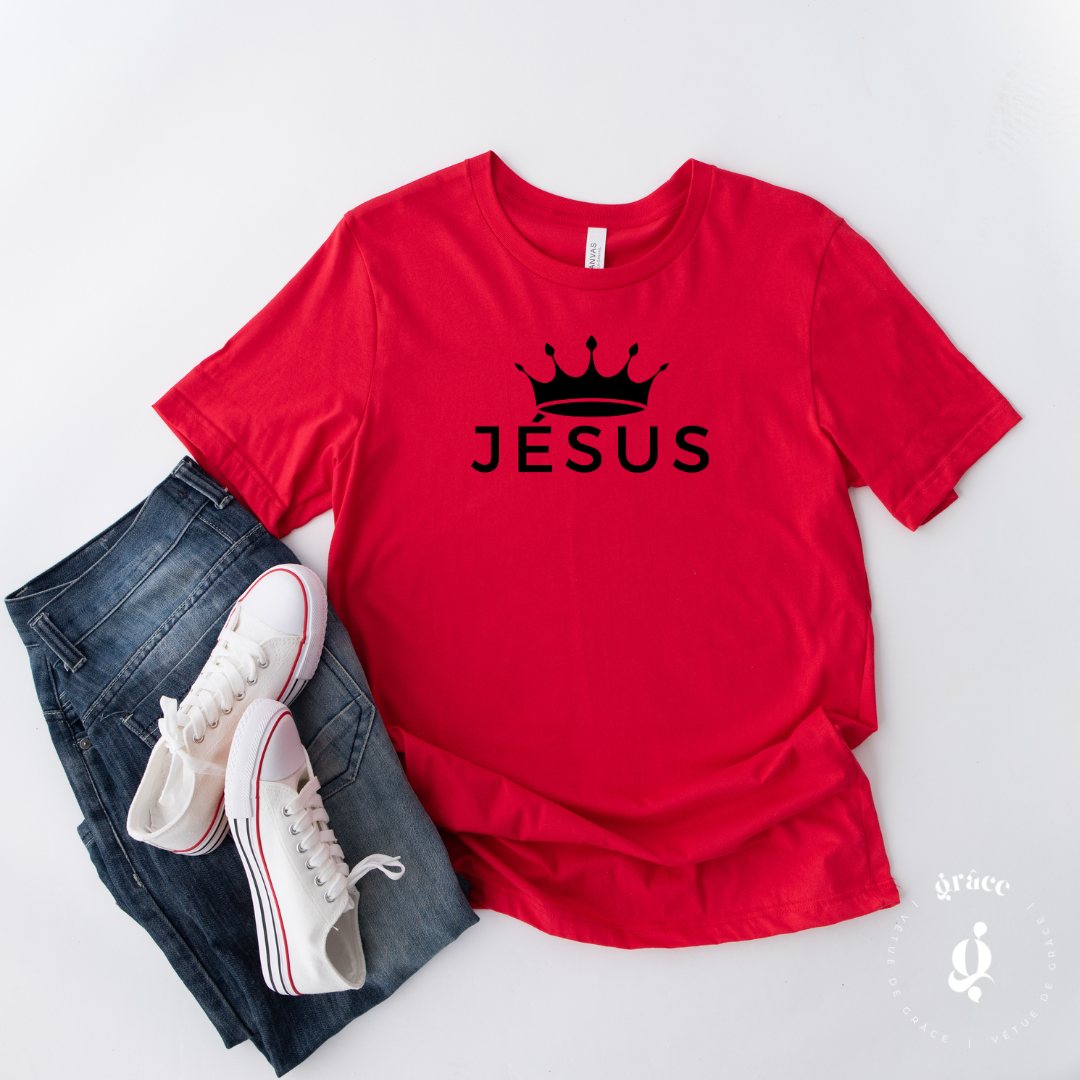 T-shirt Jésus couronné UNISEXE