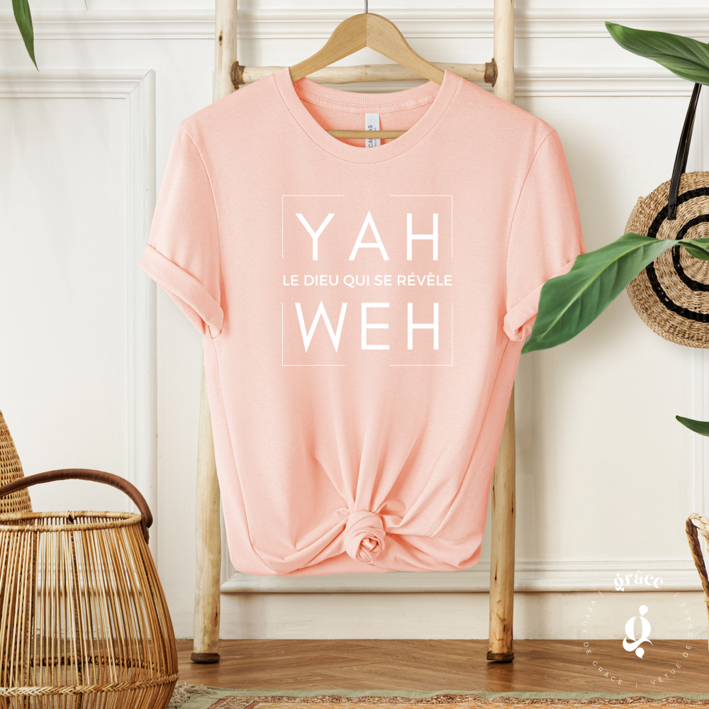 T-shirt YAHWEH le Dieu qui se révèle UNISEXE