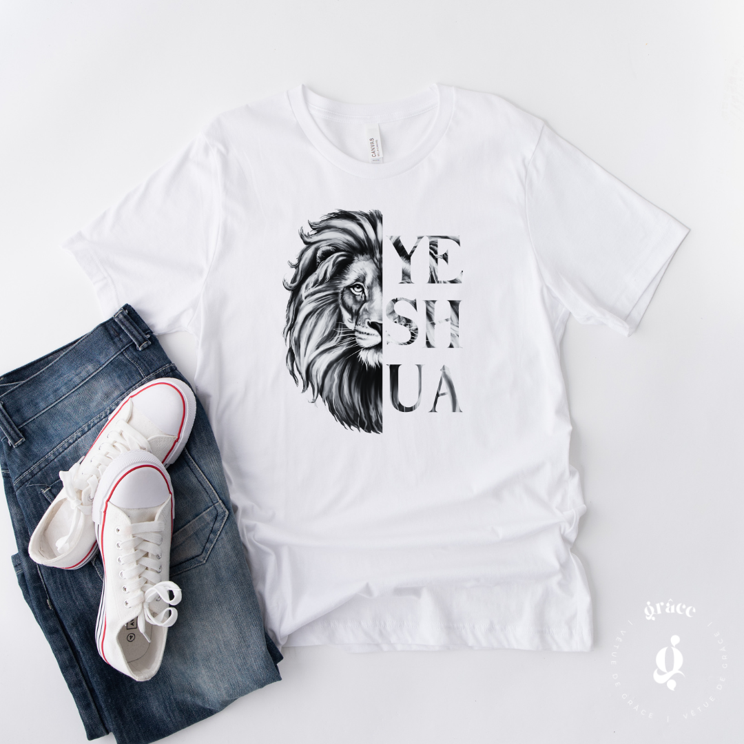 T-shirt YESHUA noir & blanc