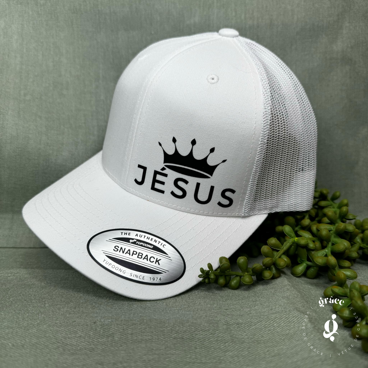 Casquette Jésus couronné