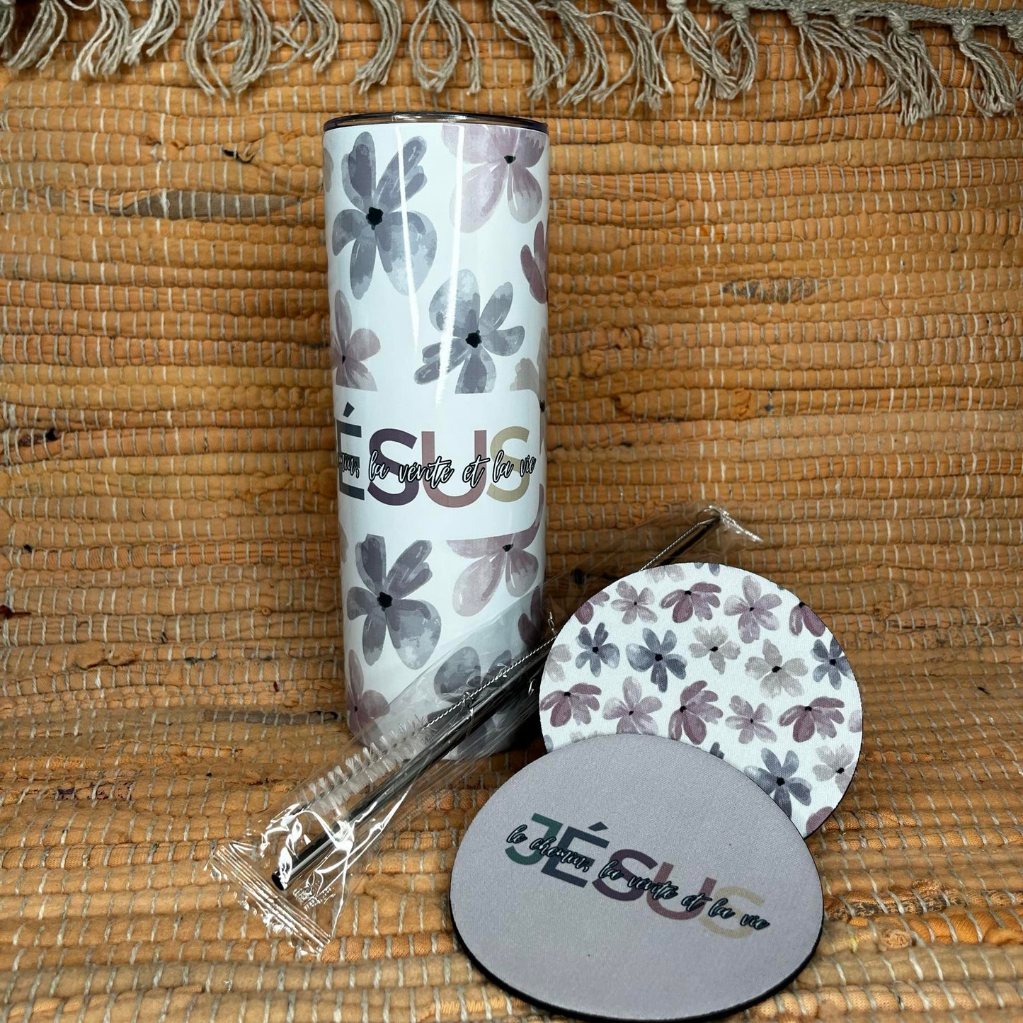 Sous-verre | Jean 14:6 (Jésus le chemin, la vérité et la vie)