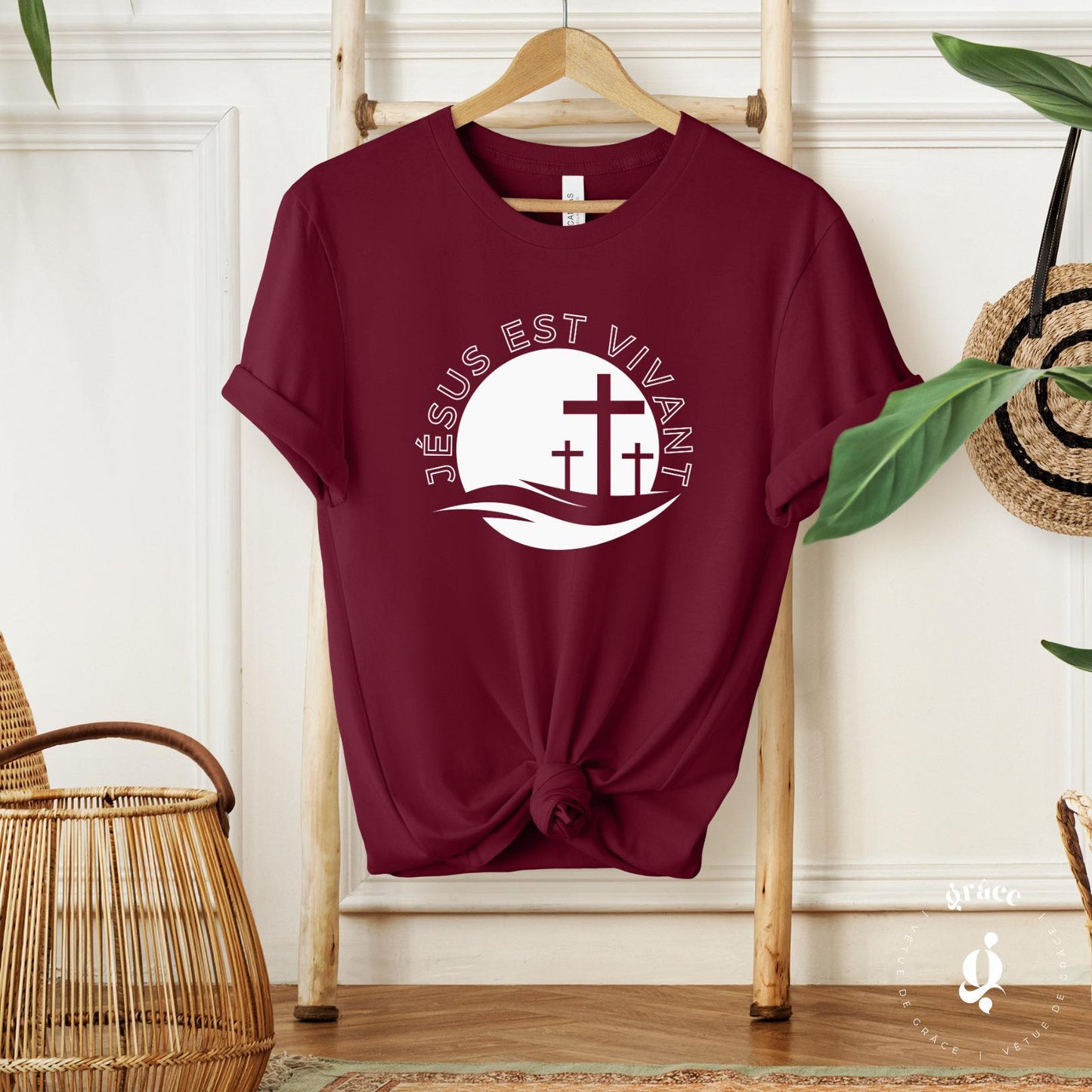 T-shirt Jésus est vivant UNISEXE