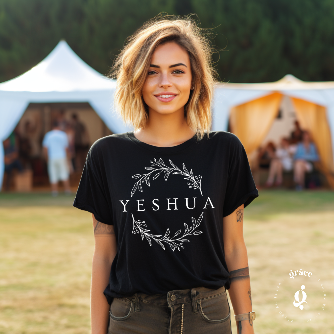 T-shirt YESHUA pour femme