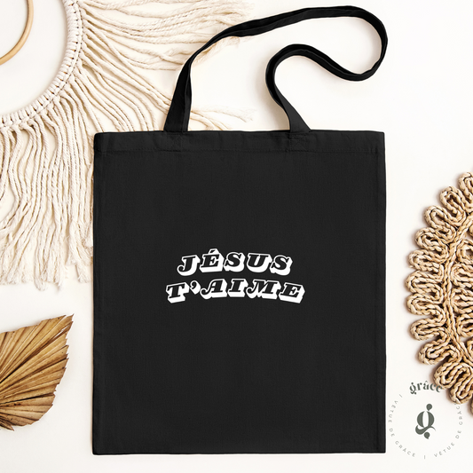 Sac fourre-tout Jésus t'aime