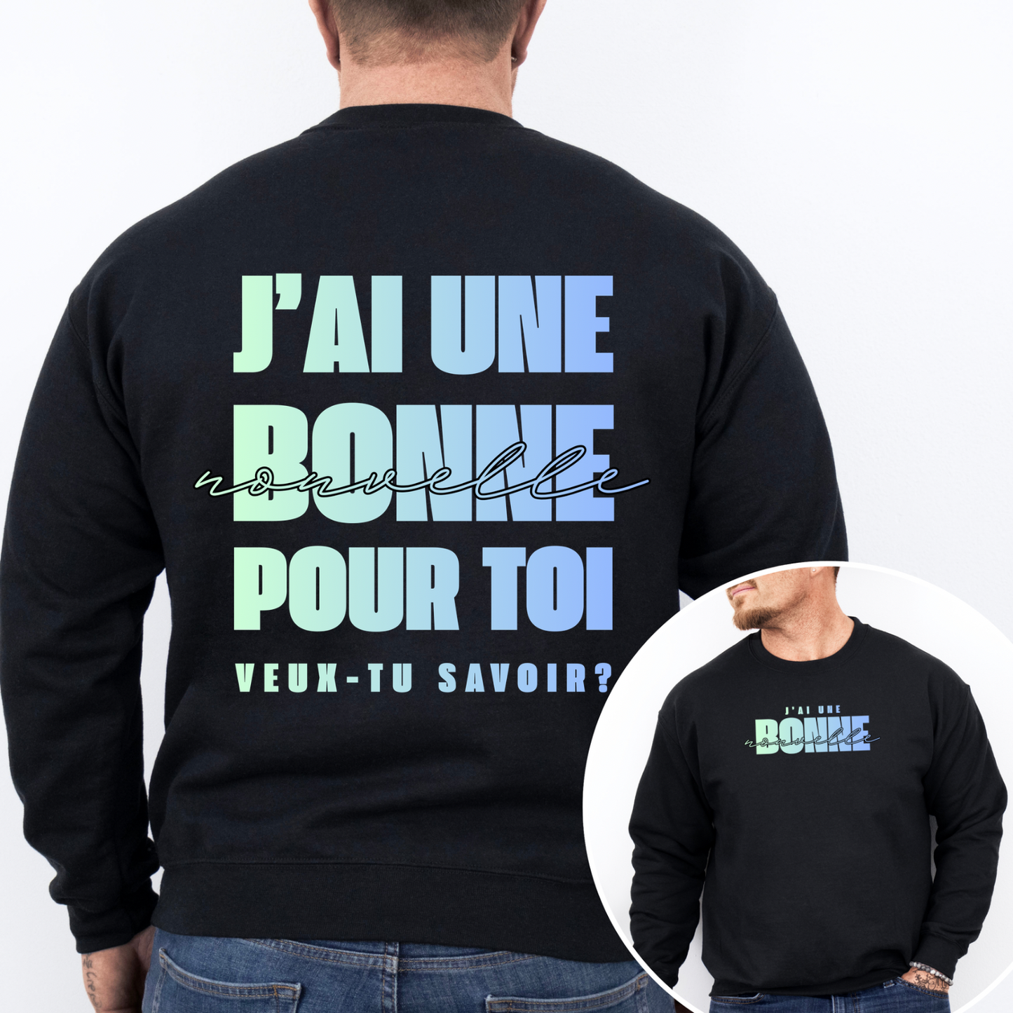 Chandail unisexe BONNE NOUVELLE