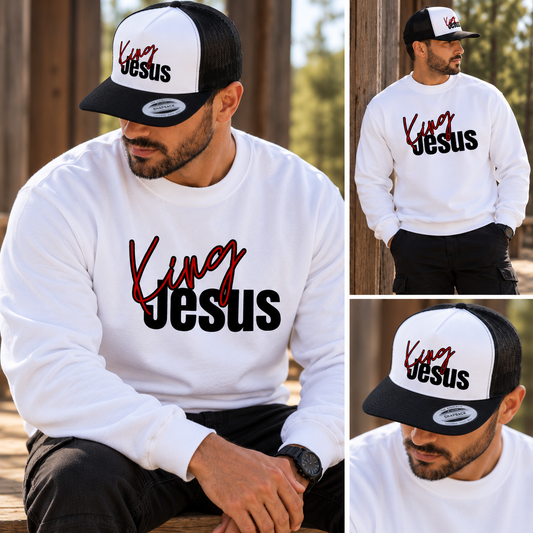 KING JESUS | Ensemble coton ouaté & casquette
