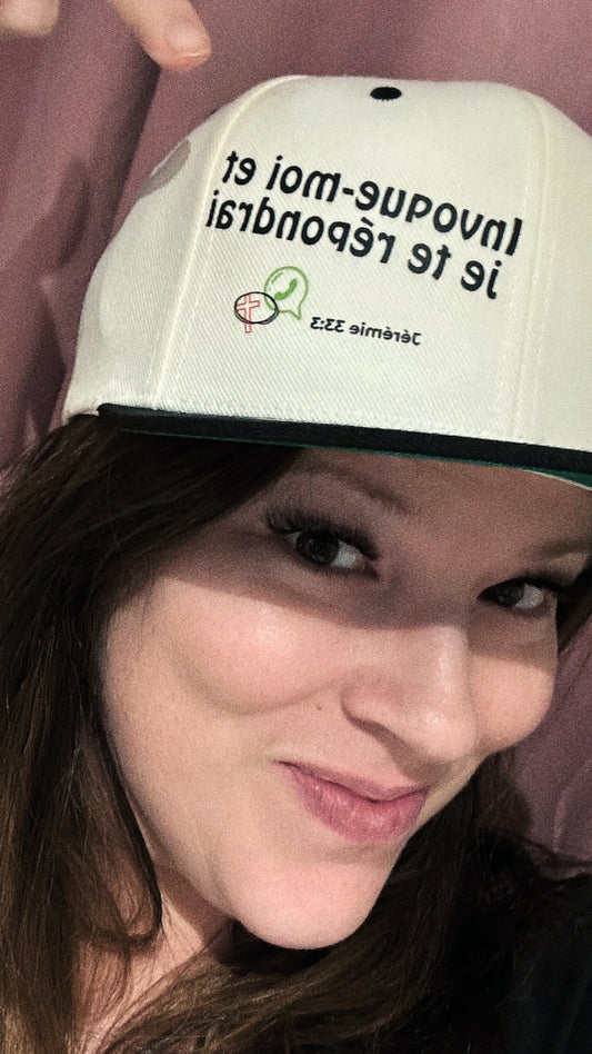 Casquette Jérémie 33:3 Besoin de prière?