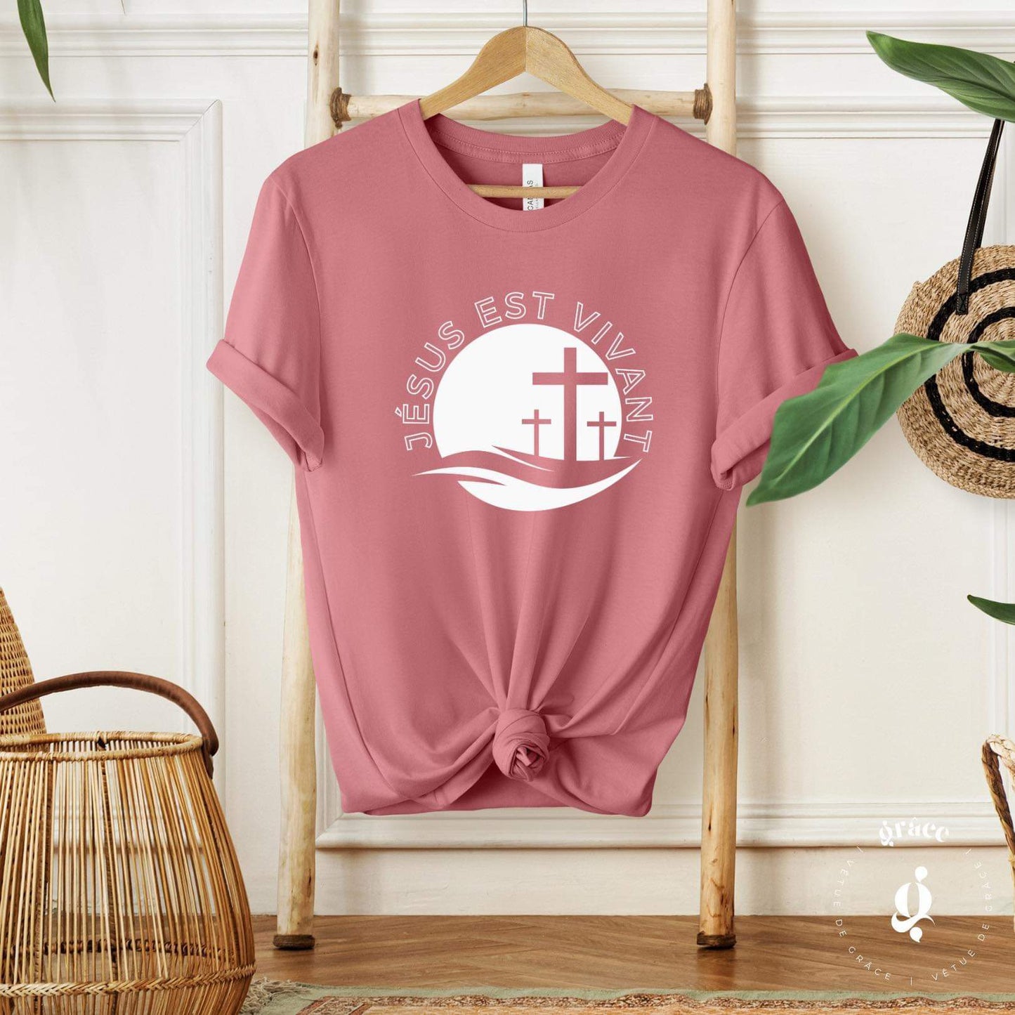 T-shirt Jésus est vivant UNISEXE