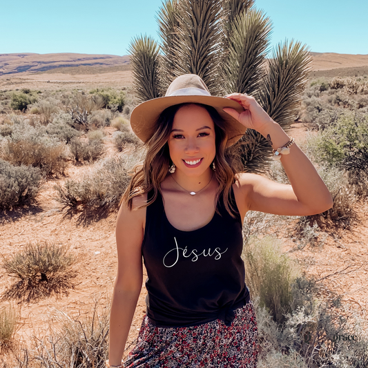 Camisole noire Jésus