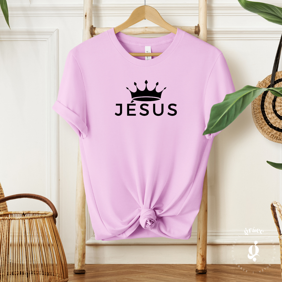 T-shirt Jésus couronné UNISEXE