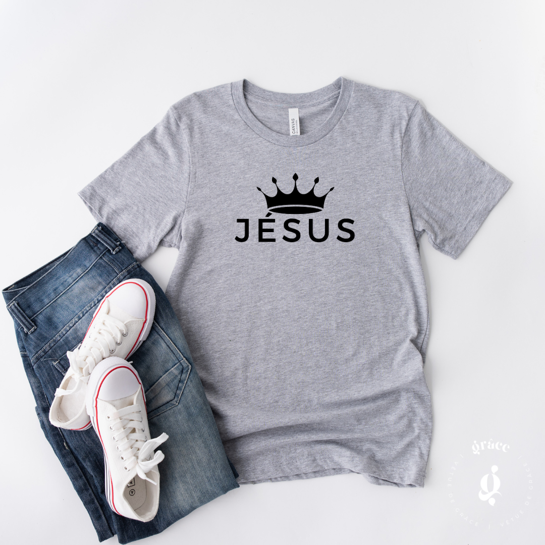 T-shirt Jésus couronné UNISEXE