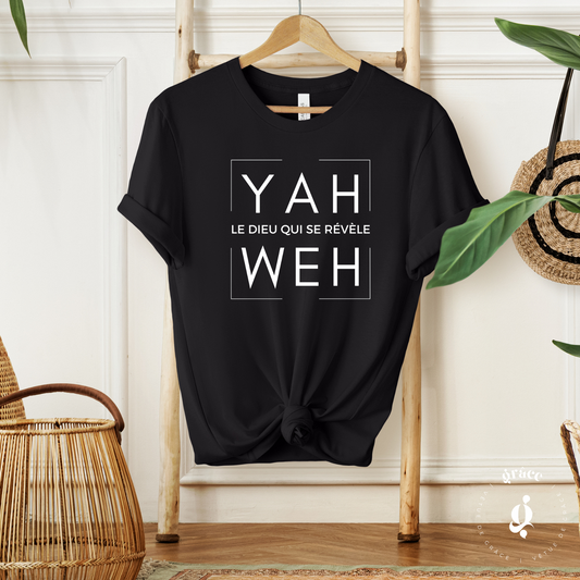 T-shirt YAHWEH le Dieu qui se révèle UNISEXE