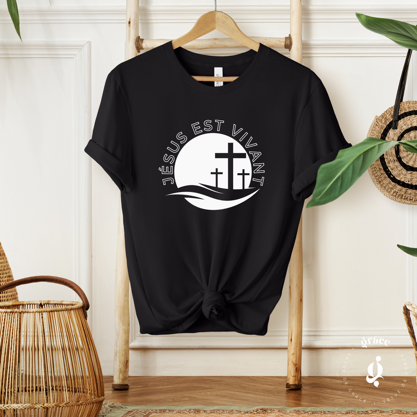 T-shirt Jésus est vivant UNISEXE