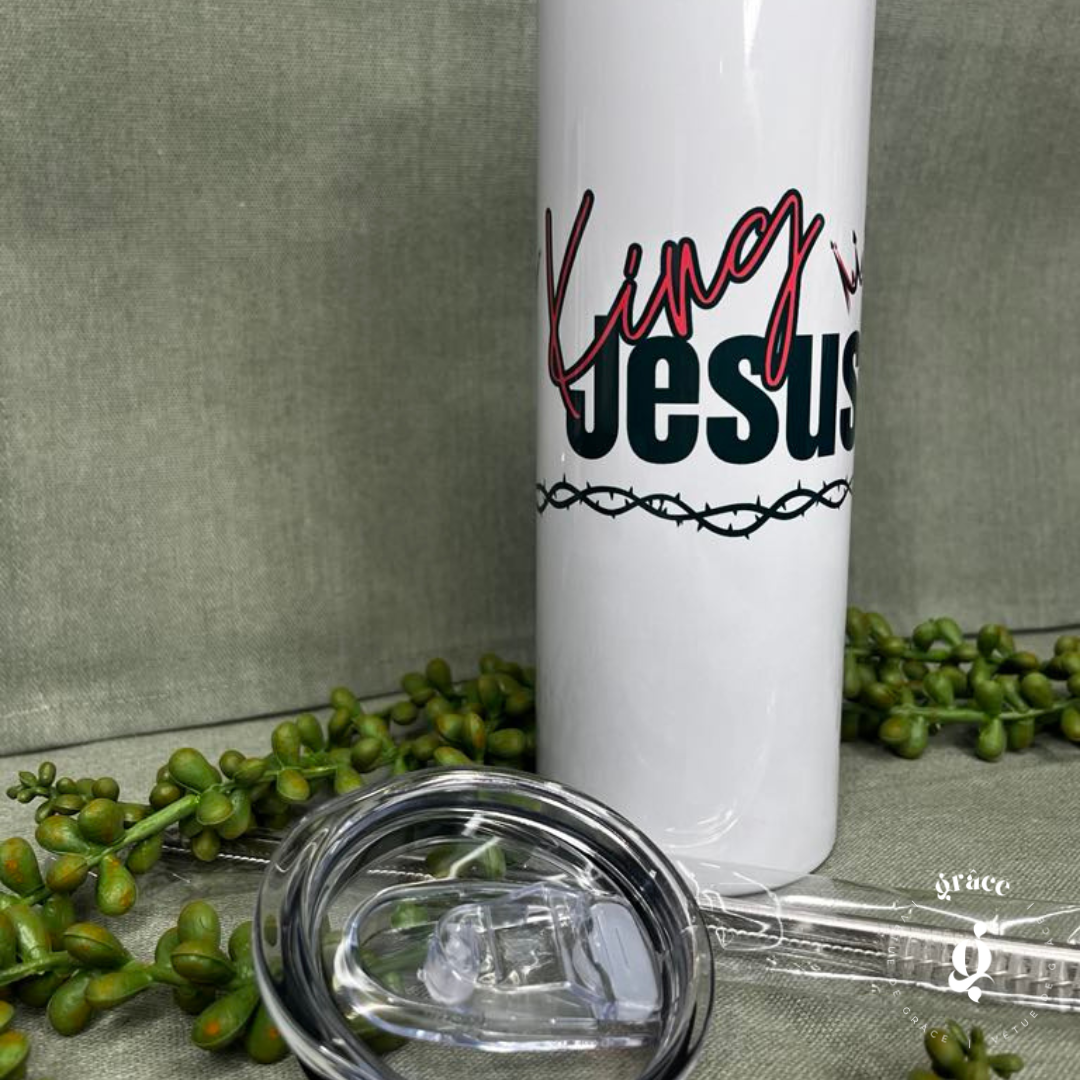 Tumbler King Jesus | Gobelet de transport