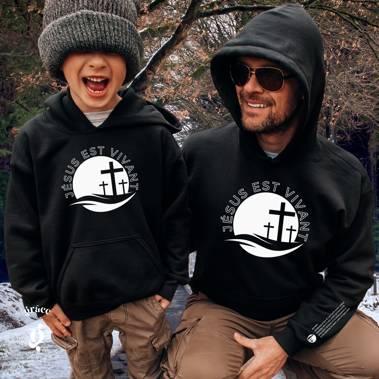 Chandail Jésus est vivant (enfant)