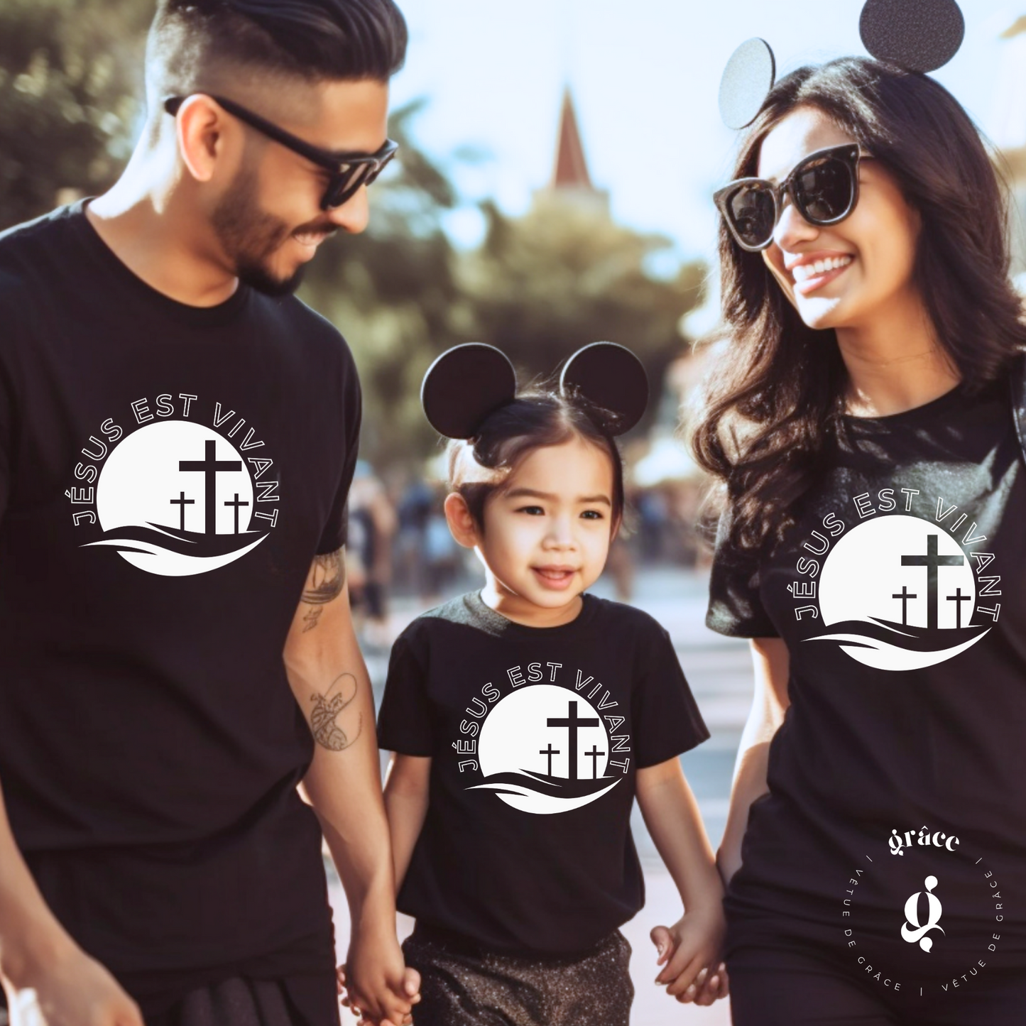 T-shirt Jésus est vivant (enfant)