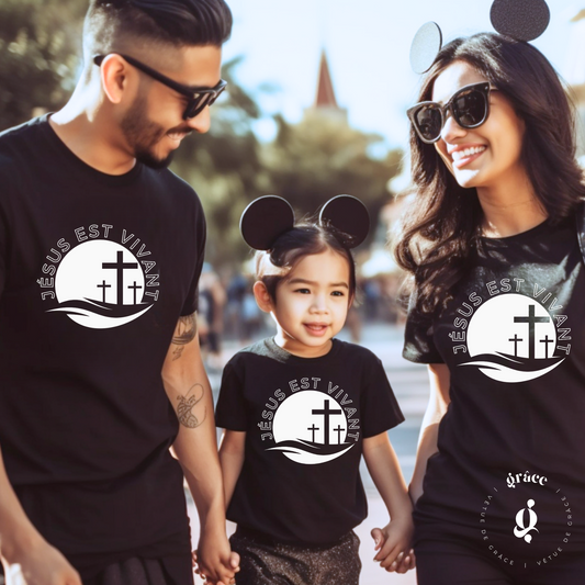 T-shirt Jésus est vivant (enfant)