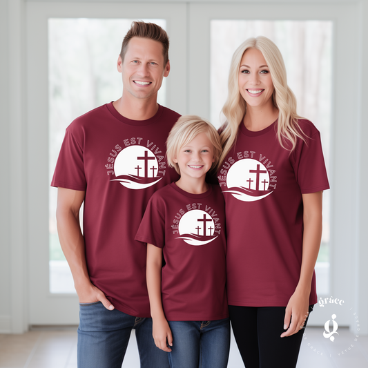 T-shirt Jésus est vivant UNISEXE