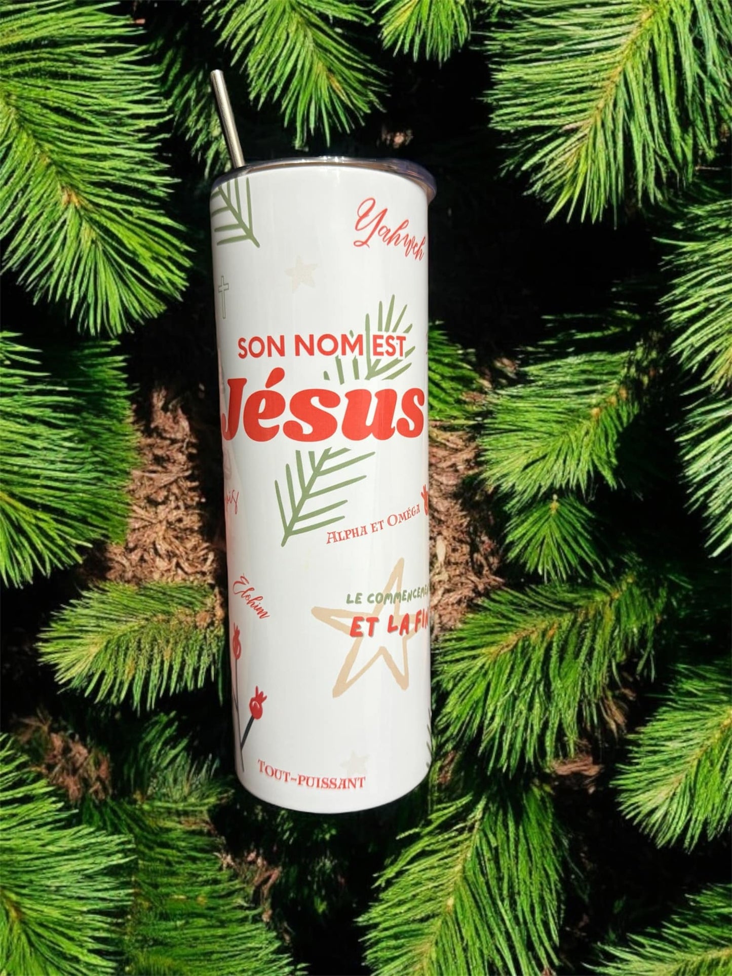 Tumbler d'hiver Son nom est Jésus (Édition limitée)